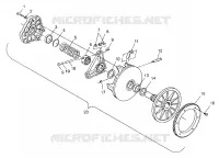 EMBRAYAGE DE TRANSMISSION TRAIL TOURING 0982362 AND EUROPEAN TRAIL TOURING E982362 (4942314231C001)