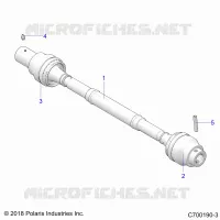 SYSTÃˆME DE TRANSMISSION, FRONT PROP SHAFT