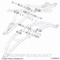 SUSPENSION AVANT A-ARMS MOUNTING