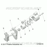 FREIN ARRIERE CALIPER
