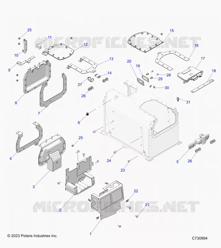 ELECTRICITE, BATTERY, SERVICE COMPONENTS, R23E3GC4BD/B9 (C730994)