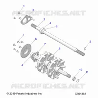 DRIVE TRAIN, JACKSHAFT AND ARBRE DE TRANSMISSION