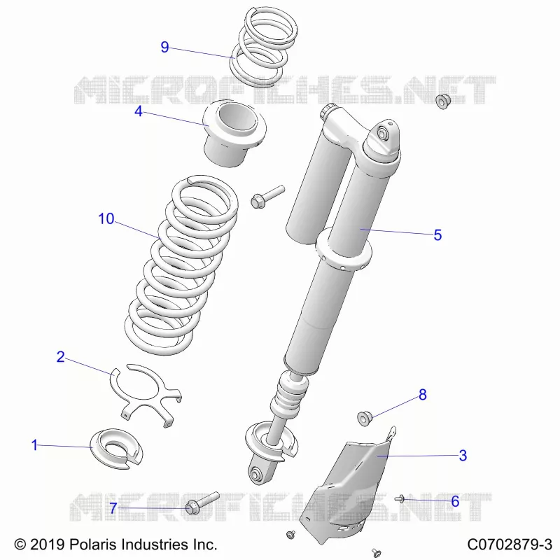 SUSPENSION, REAR SUPPORT AMORTISSEUR , STANDARD/PREMIUM