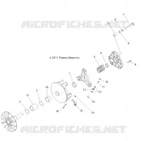 SYSTÈME DE TRANSMISSION, PRIMARY CLUTCH