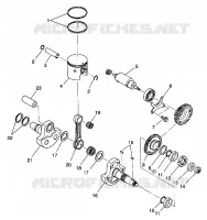 PISTON ET VILEBREQUIN 6X6 350L S938739 (4924362436043A)