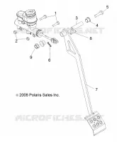 FREINS, PEDAL and MAITRE CYLINDRE MOUNTING