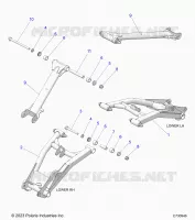 SUSPENSION ARRIERE CONTROL ARMS