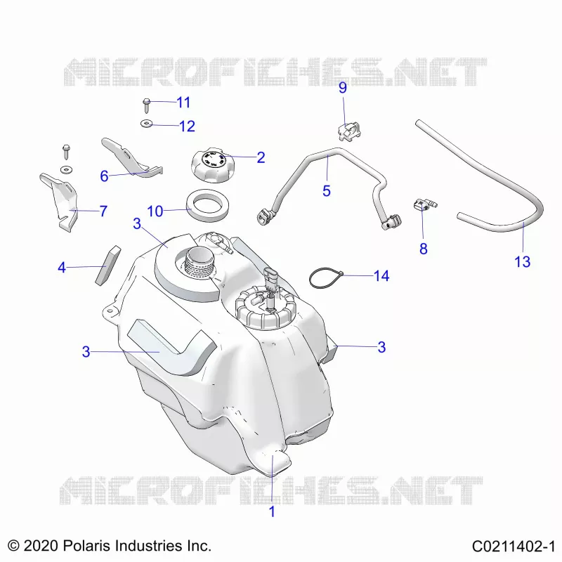 SYSTÃˆME D'ALIMENTATION, FUEL TANK ASM.