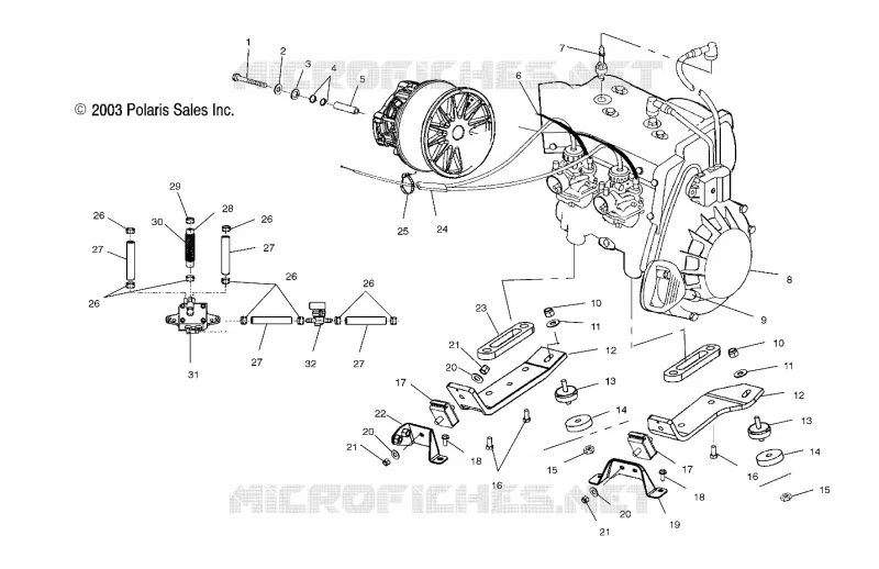 SUPPORT MOTEUR