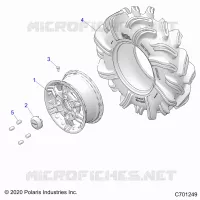 ROUES, REAR