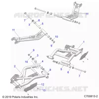 SUSPENSION ARRIERE CONTROL ARMS