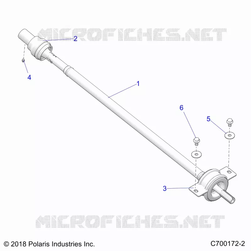 SYSTÃˆME DE TRANSMISSION, REAR PROP SHAFT