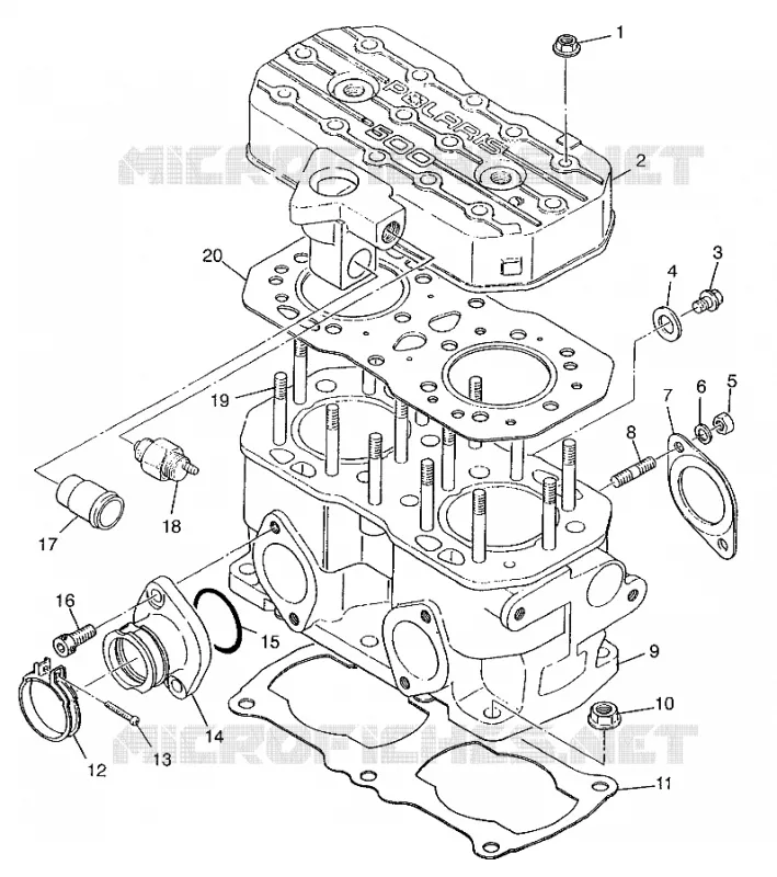 CYLINDRE WIDETRAK LX 0972065 AND  EUROPEAN WIDETRAK LX E972065 (4938223822C008)