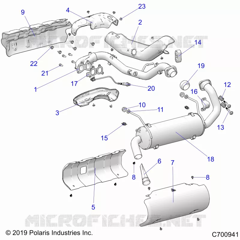 ENGINE, ECHAPPEMENT
