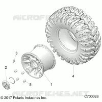 ROUES, REAR