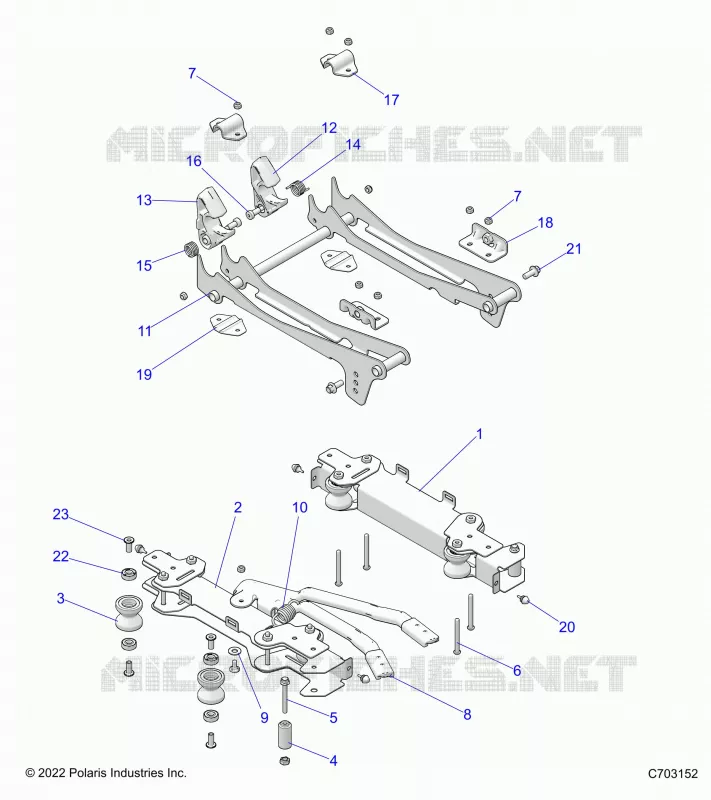 SIEGE MOUNTING, DRIVER