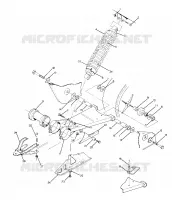 SWING ARM WELDMENT AND AMORTISSEUR ARRIERE  ASSEMBLY (4916341634021A)