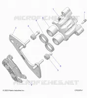 FREIN AVANT CALIPER