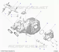 ENGINE, PRISE D'AIR MANIFOLD