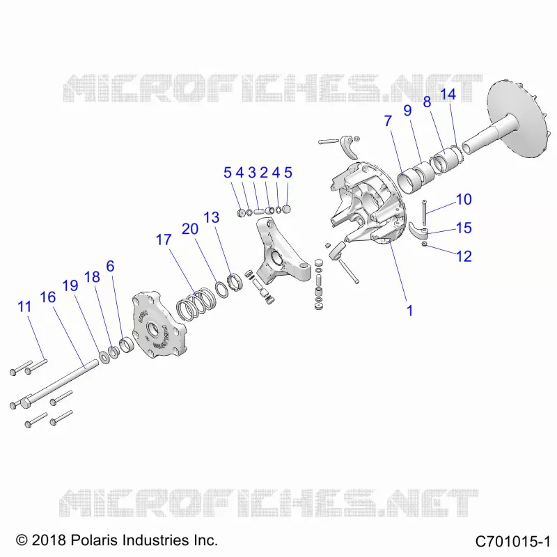 SYSTÃˆME DE TRANSMISSION, PRIMARY CLUTCH