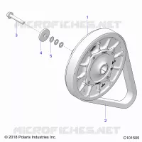 SYSTÃˆME DE TRANSMISSION, SECONDARY CLUTCH