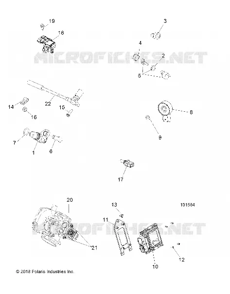 BOUTONS, SENSORS AND ECM