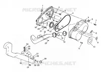 COUVERCLE D'EMBRAYAGE XPLORER 400L W97CC38C (4939753975C004)