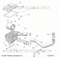 ENGINE, PRISE D'AIR SYSTEM