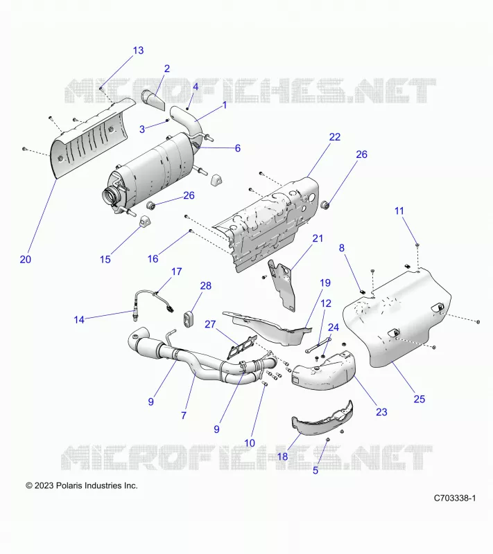 ENGINE, ECHAPPEMENT