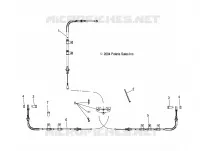 CABLES VERROUILLAGE FREIN DE PARKING (6X6)