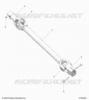 SYSTÃˆME DE TRANSMISSION, FRONT PROP SHAFT