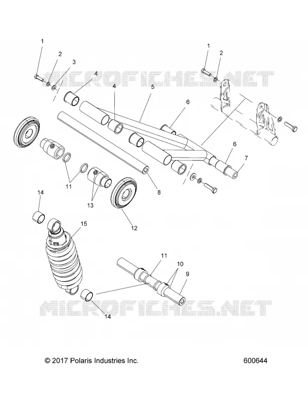 SUSPENSION, BRAS DE SUSPENSION ARRIERE