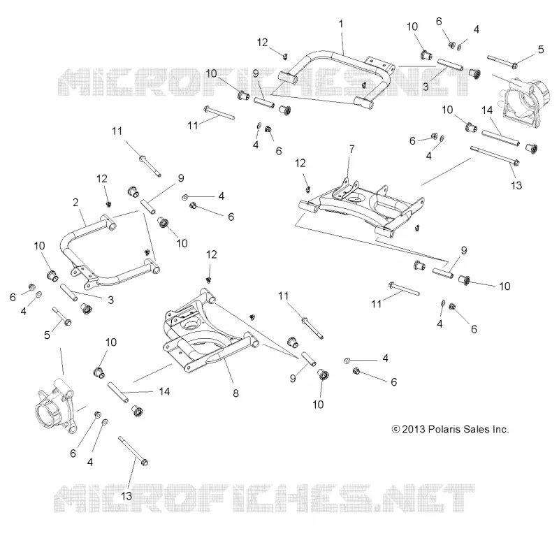SUSPENSION ARRIERE CONTROL ARMS