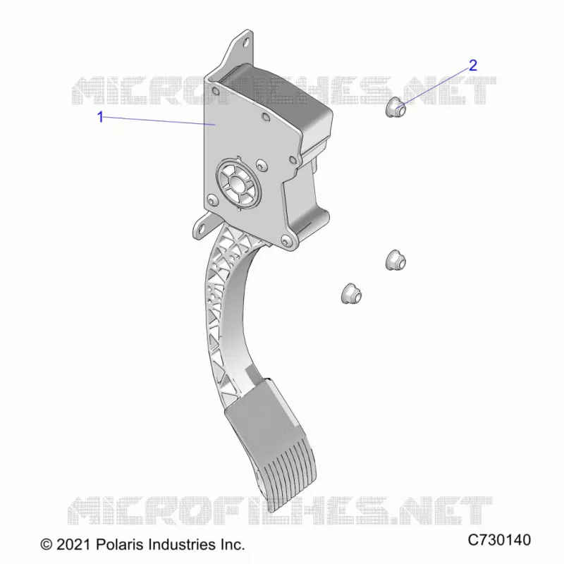ENGINE, PEDALE D'ACCELERATEUR