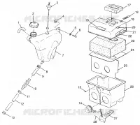 RESERVOIR D'HUILE/BOITE A AIR 700 XC 0971766 (4941814181C005)