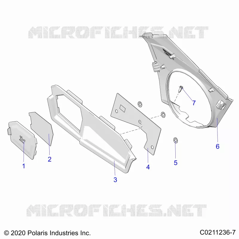 CLOSE OFF PANEL and ACCESS PANEL