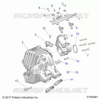 ENGINE, PRISE D'AIR MANIFOLD