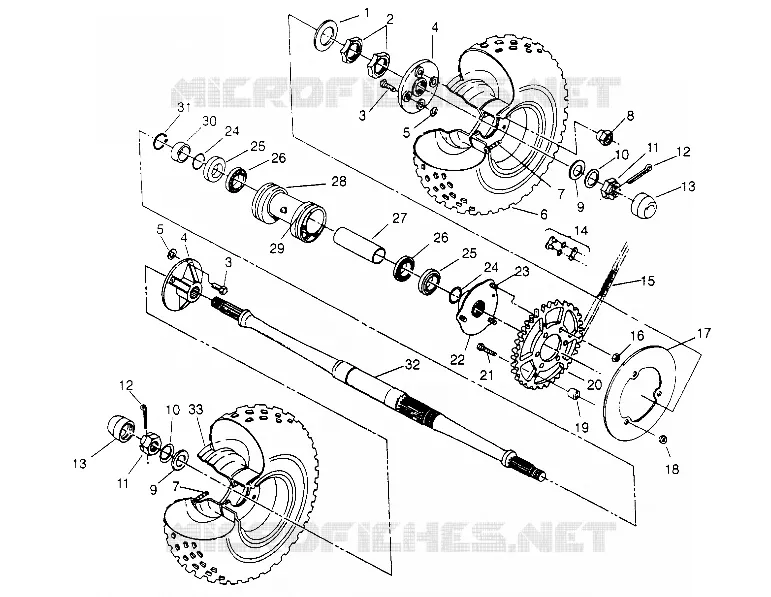 PONT ARRIERE XPLORER 4X4 W959140 (4930223022C008)
