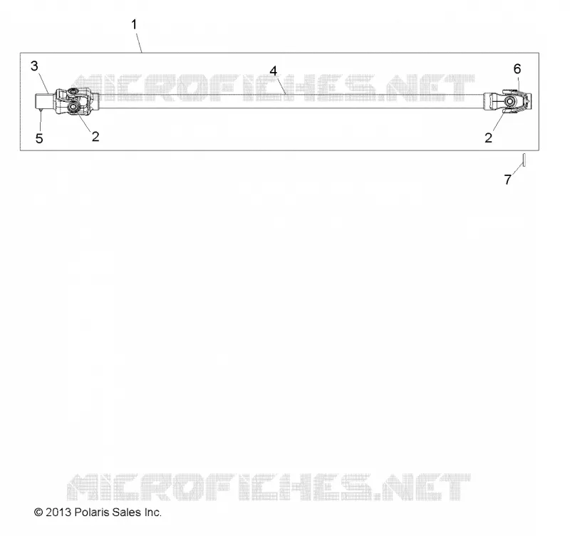 DRIVE TRAIN, ARBRE DE TRANSMISSION AVANT