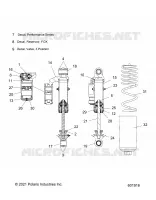 SUSPENSION, AMORTISSEUR AVANT TRACK (7045863)