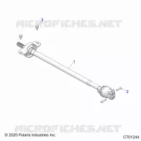 SYSTÃˆME DE TRANSMISSION, FRONT PROP SHAFT