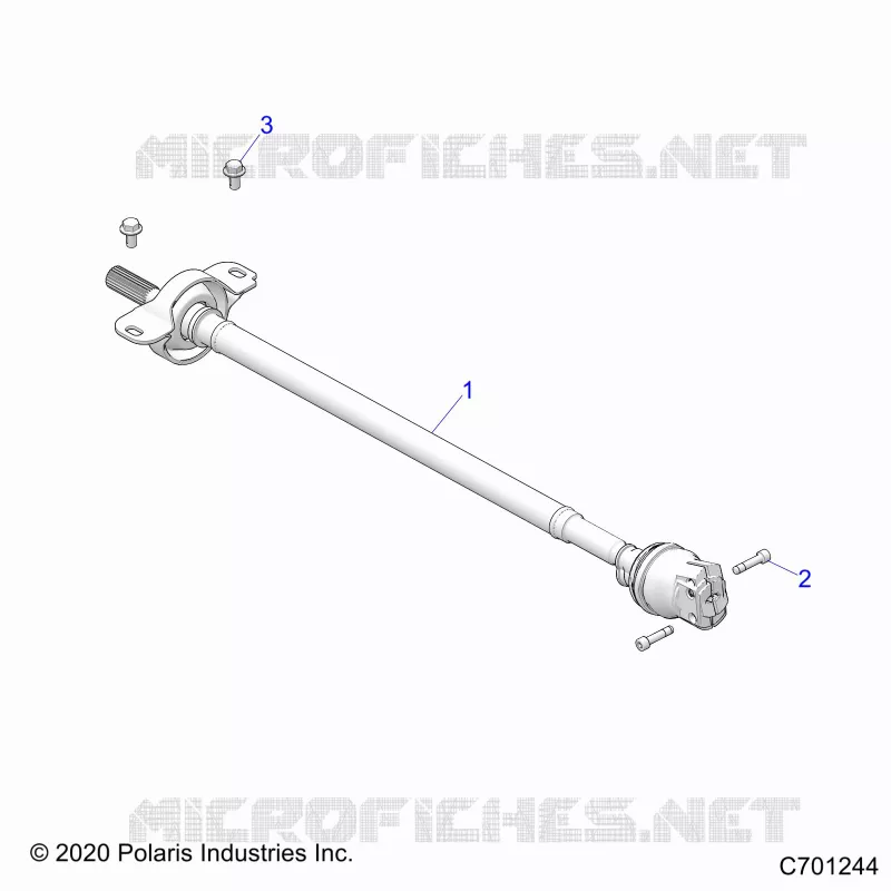SYSTÃˆME DE TRANSMISSION, FRONT PROP SHAFT