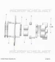 FREIN AVANT CALIPER