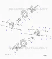 SUSPENSION, PORTE BAGAGES ARRIERE