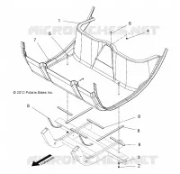 PANNEAUX DE PLANCHER, 2 PASSENGER