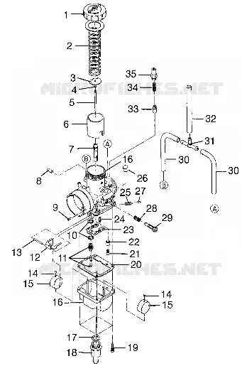 CARBURATEUR 600 XCR 0985677 (4943164316D001)