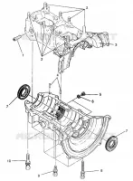 CARTERS MOTEUR  TRAIL 0972761, EUROPEAN TRAIL E972761,  TRAIL TOURING 0972262 an (4938313831D001)