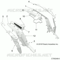 GARDE BOUE ARRIERES AND BEZELS- Z19VFE99AD/BD/AK/BK/AN/BN/LD/K99AD/BD/AK/BK/AN/BN/LK/LE/L99AC/BC/M99AL (C700248-8)