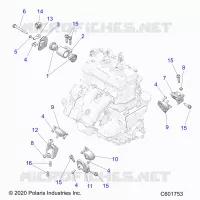 MOTEUR, MOUNTING & LONG BLOCK