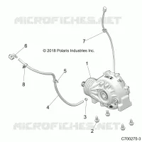 DRIVE TRAIN, FRONT SUPPORT PONT